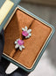 Luxe Heirloom Earrings - Pink Sapphire