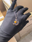 Luxe Heirloom Pendant Necklace - 黄彩
