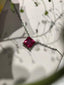 Luxe Heirloom Pendant Necklace - Pigeon Blood Red