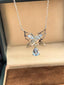 Sweetheart Pendant Necklace - Aquamarine