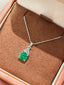 Cushion Solitaire Pendant Necklace - Classic Lustre