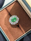 Luxe Heirloom Ring - Mint Green
