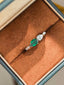 Luxe Heirloom Ring - 赞比亚祖母 绿