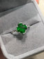Four-Leaf Clover Ring - 哥伦比亚祖 母绿
