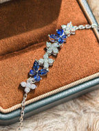 Luxe Heirloom Tennis Bracelet - Blue Sapphire