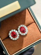 Statement Solitaire Earrings - Classic Lustre #2