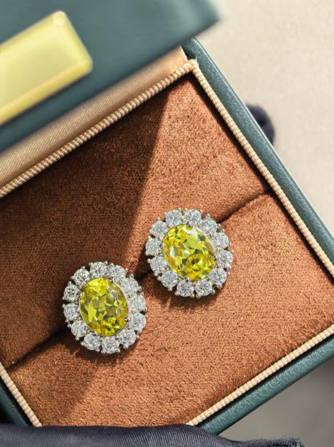 Statement Solitaire Earrings - Classic Lustre #4