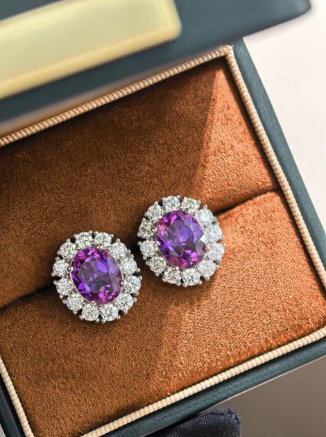 Statement Solitaire Earrings - Classic Lustre #6