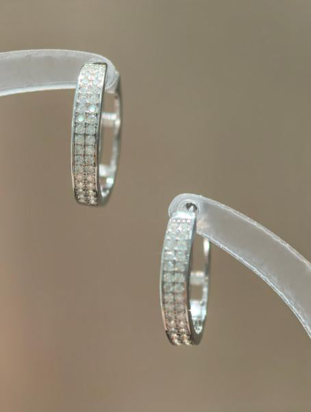 Luxe Heirloom Earrings - White Moissanite
