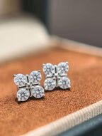 Luxe Heirloom Earrings - White Moissanite
