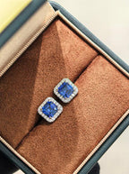 Sugar Cube Earrings - Royal Blue