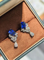 Luxe Heirloom Earrings - Royal Blue