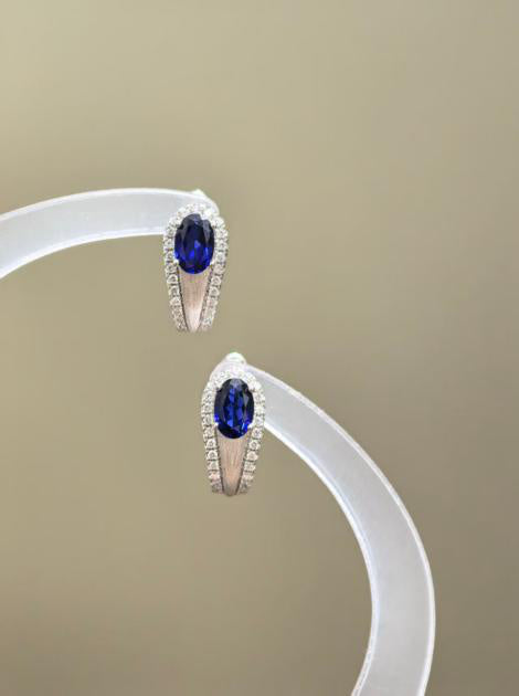 Luxe Heirloom Earrings - Royal Blue