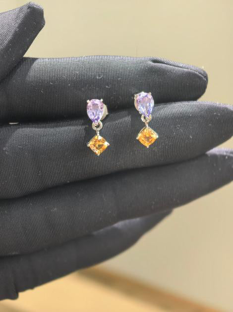 Droplet Teardrop Earrings - Classic Lustre #2