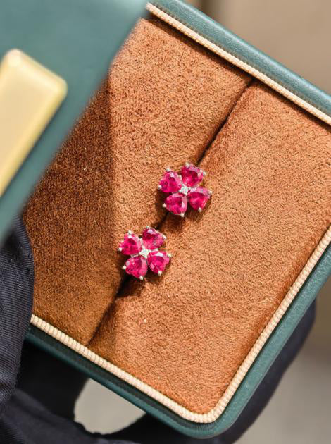 Sweetheart Earrings - Classic Lustre #4