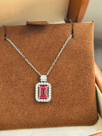 Luxe Heirloom Pendant Necklace - Lotus Pink