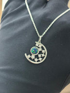 Luxe Heirloom Pendant Necklace - 深蓝