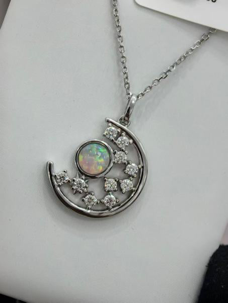 Luxe Heirloom Pendant Necklace - 白彩 #6