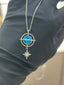 Luxe Heirloom Pendant Necklace - 蓝彩