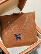 Luxe Heirloom Pendant Necklace - Royal Blue