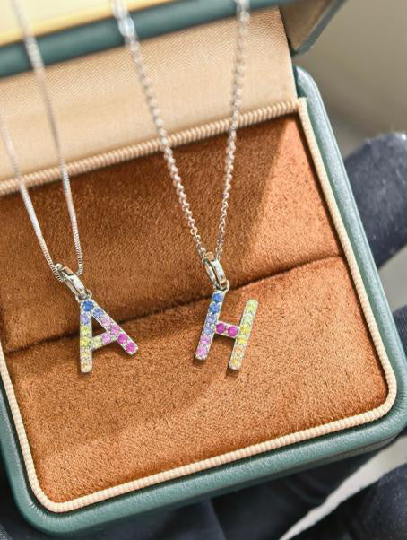 Eternity Tennis Pendant Necklace Hover Image