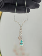 Tears of the Siren Pendant Necklace - Paraiba Blue