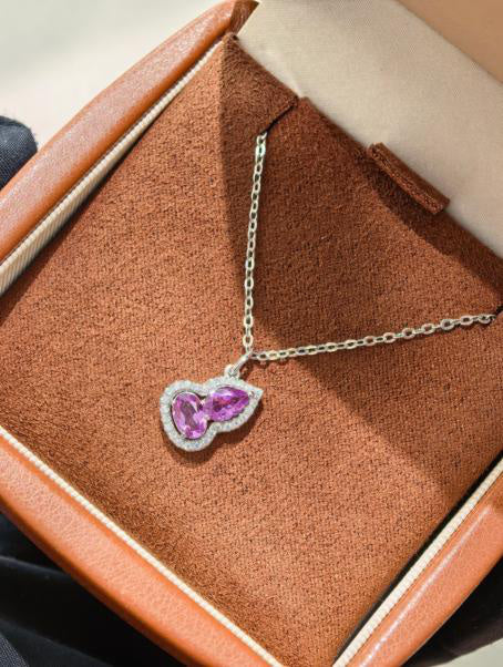 Luxe Heirloom Pendant Necklace - Purple Sapphire