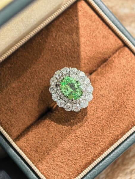 Princess Diana Ring - Mint Green