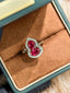 Luxe Heirloom Ring - Pigeon Blood Red