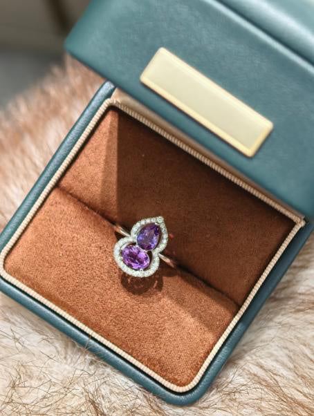 Luxe Heirloom Ring - Lavender Purple