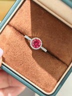 Luxe Heirloom Ring - Pigeon Blood Red