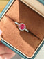 Luxe Heirloom Ring - Pigeon Blood Red