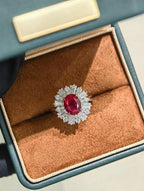 Luxe Heirloom Ring - Pigeon Blood Red