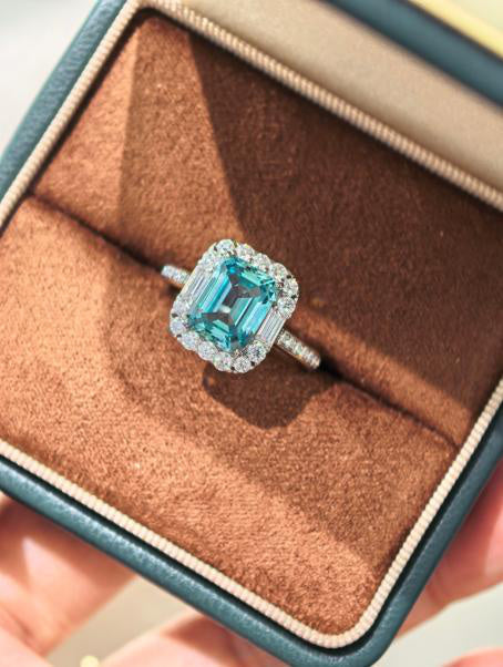 Luxe Heirloom Ring - Aquamarine Blue