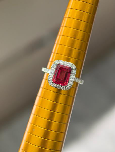 Luxe Heirloom Ring - Pigeon Blood Red