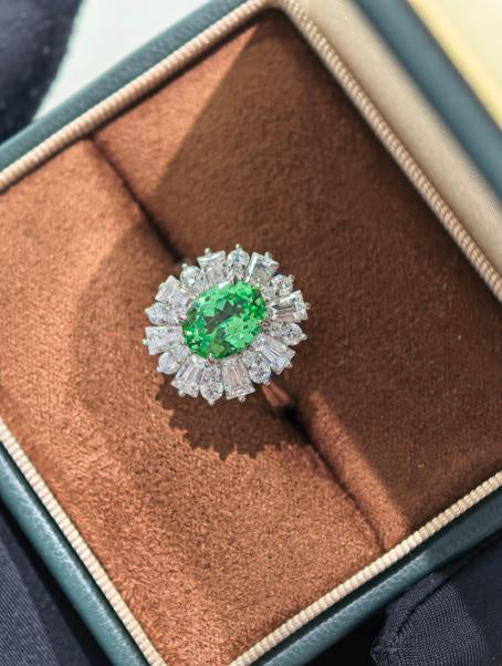 Luxe Heirloom Ring - Mint Green