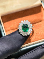Luxe Heirloom Ring - 赞比亚祖母 绿
