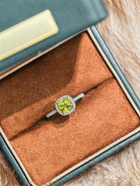 Sugar Cube Ring - Canary Yellow