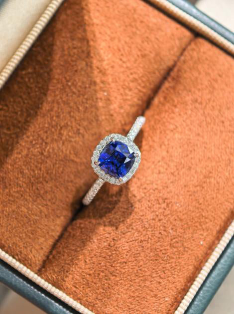 Sugar Cube Ring - Royal Blue