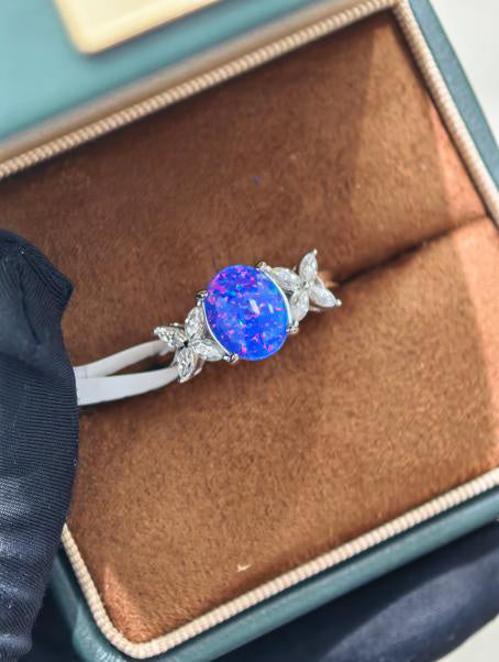 Luxe Heirloom Ring - 欧泊紫