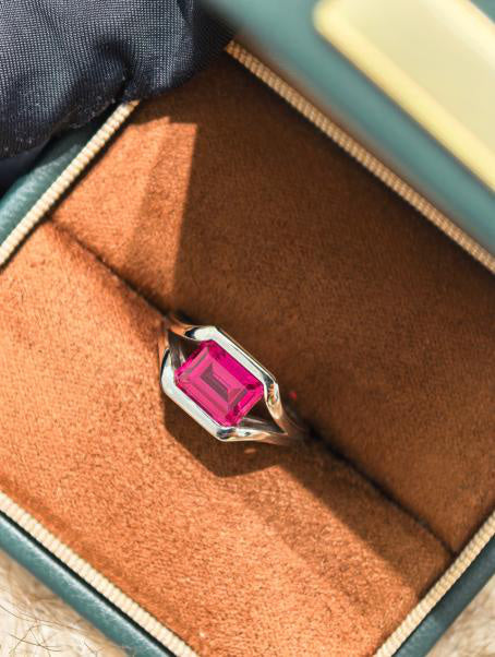 Luxe Heirloom Ring - Pigeon Blood Red
