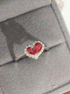Sweetheart Ring - Padparadscha Pink