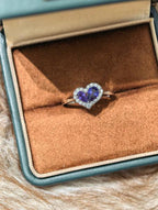 Sweetheart Ring - Purple Sapphire