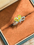 Luxe Heirloom Ring - Canary Yellow