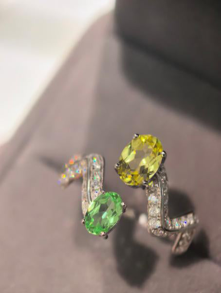 Luxe Heirloom Ring - Mint Green