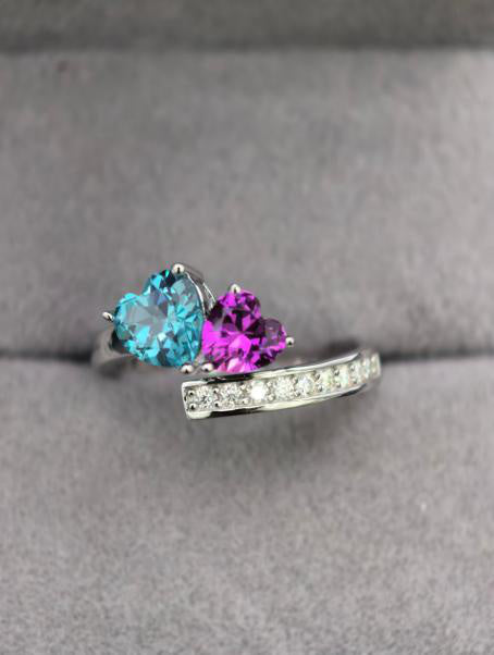 Sweetheart Ring - Purple Sapphire