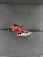 Sweetheart Ring - Pigeon Blood Red