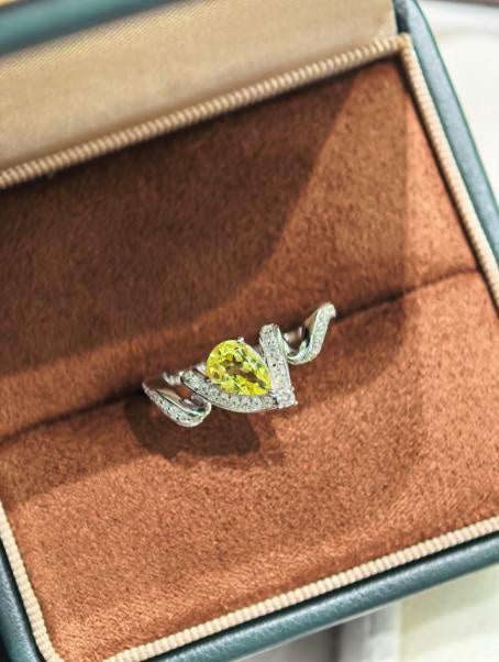 Sweetheart Ring - Canary Yellow