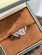 Sweetheart Ring - Padparadscha Pink