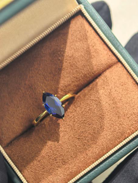 Luxe Heirloom Ring - Royal Blue #2